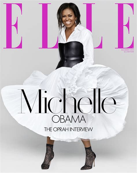 michelle obama dior|Michelle Obama Covers ELLE Magazine with Interview by Oprah.